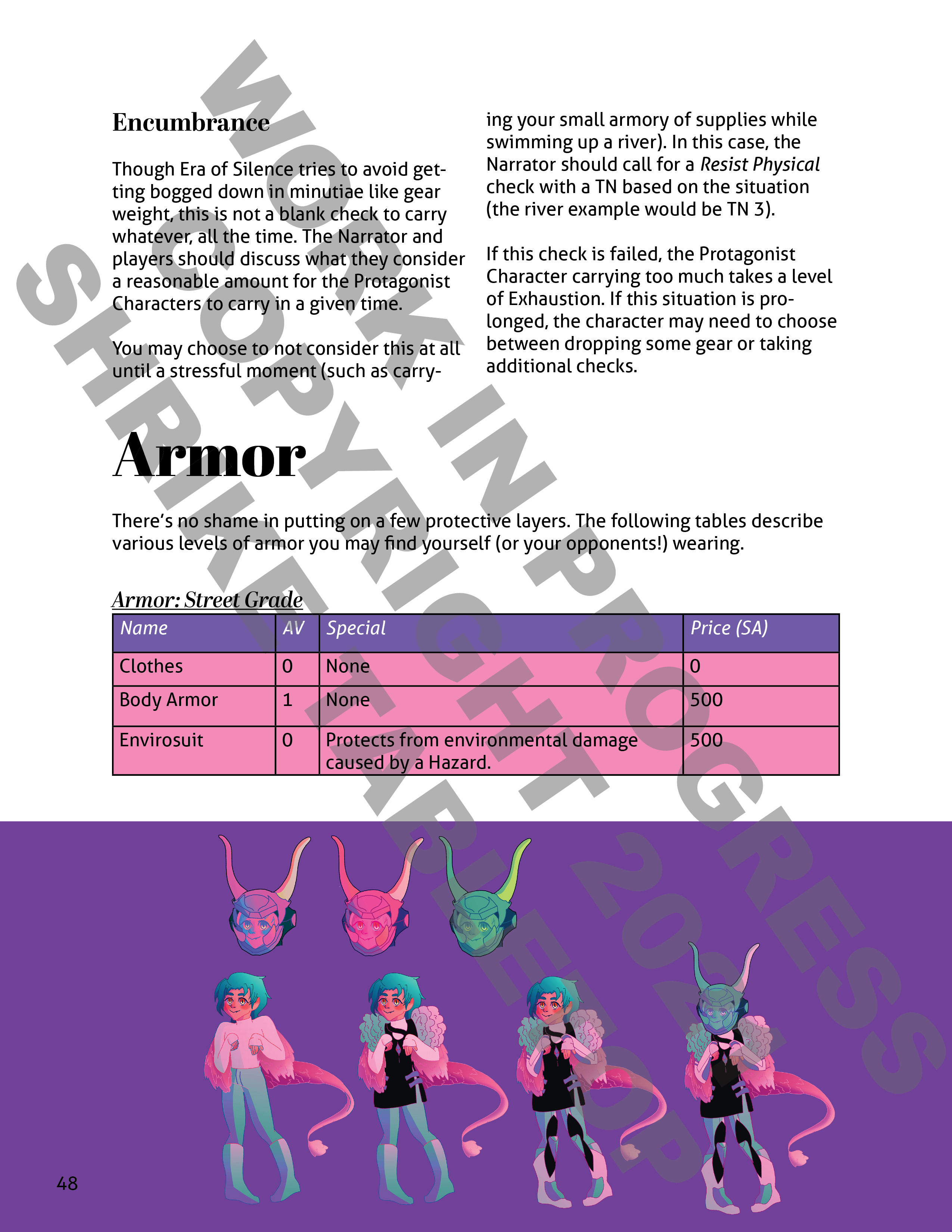 Era of Silence - armor